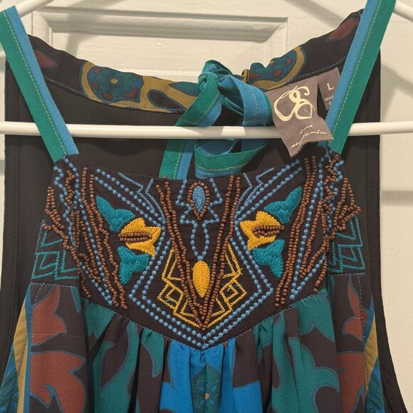 Anthropologie One September Del Mar halter dress Size Large - Picture 4 of 7